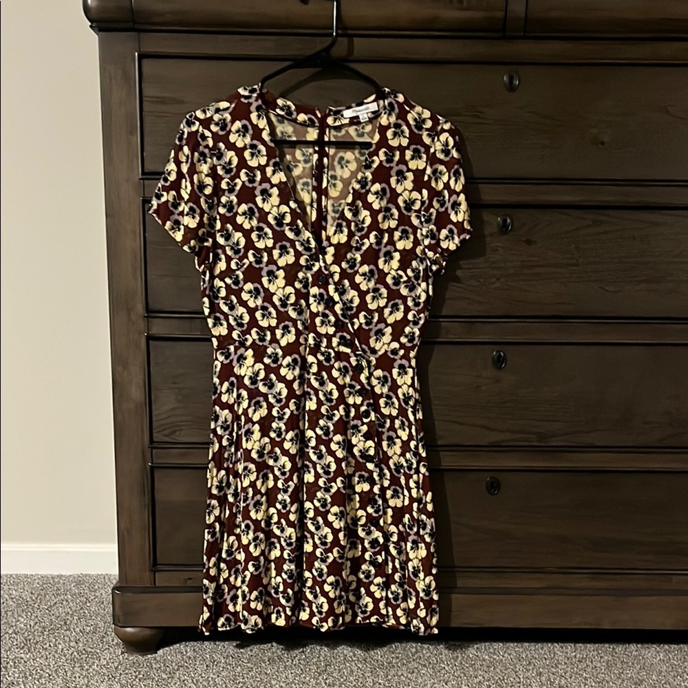 Floral V-Neck Dress